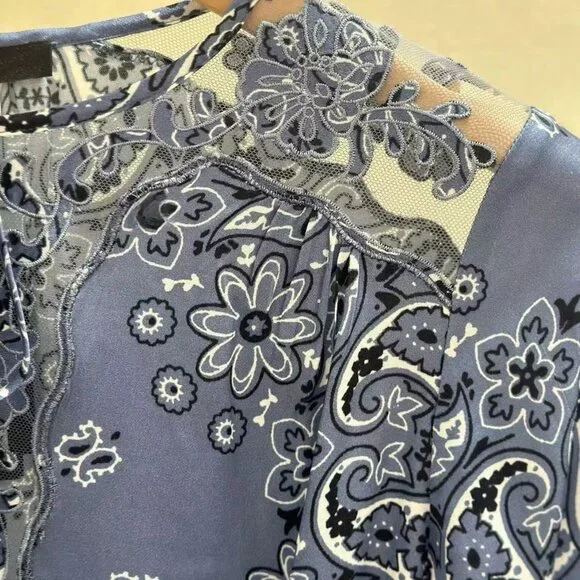 maje Short patterned floaty dress - Picture 4 of 6